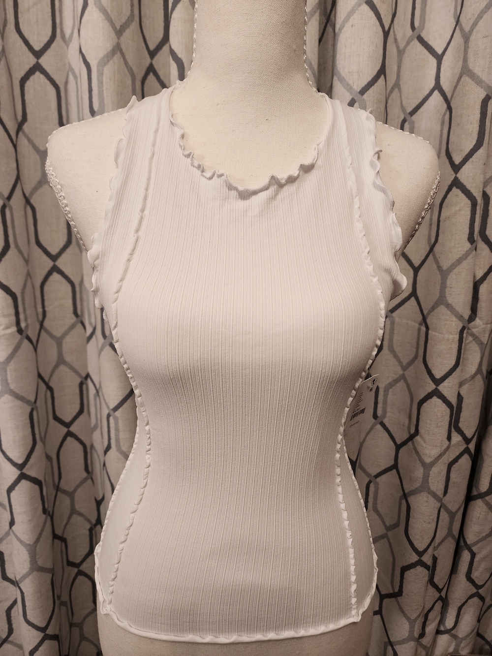 NWT Free People Better This Way Tank Top White/Blanc XS/S - Picture 7 of 8